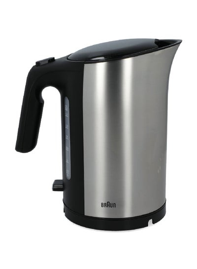 Buy 3000W Electric Kettle 1.7 L 3000 W BRWK5110BK Silver/Black in Saudi Arabia