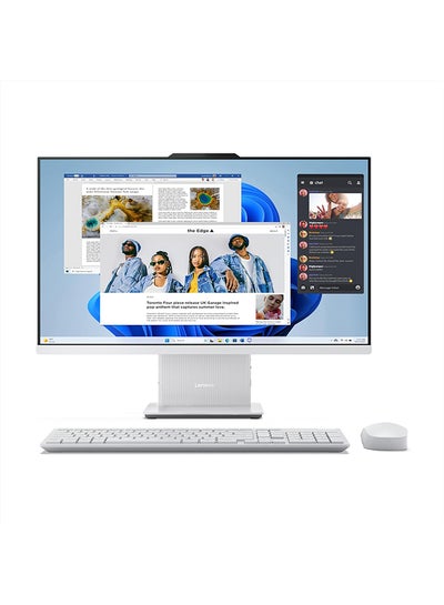 Buy IdeaCentre AIO With 23.8-Inch Display, Core i5-13420H Processor/8GB RAM/512GB SSD/Integrated Graphics/Windows 11 English/Arabic Cloud Grey in Saudi Arabia