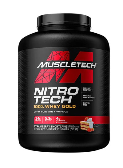 Buy Nitro Tech Whey Gold, Strawberry Short Cake, 5 LB in UAE