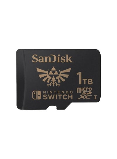 اشتري بطاقة Nintendo MicroSDXC UHS-I لجهاز Nintendo Switch، إصدار Zelda، سرعة قراءة تصل إلى 100 ميجابايت/ثانية؛ سرعة كتابة تصل إلى 90 ميجابايت/ثانية - SDSQXAO-1T00-GN6ZN في الامارات