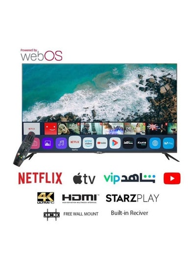 اشتري تلفزيون ذكي 4K مقاس 100 بوصة مزود بنظام التشغيل WebOS - GVC-100WS7200 أسود في السعودية