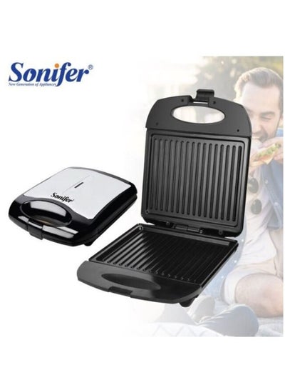 Buy Sandwich maker / electric grill 1400 watts 1400 W SF-6096 black in Egypt