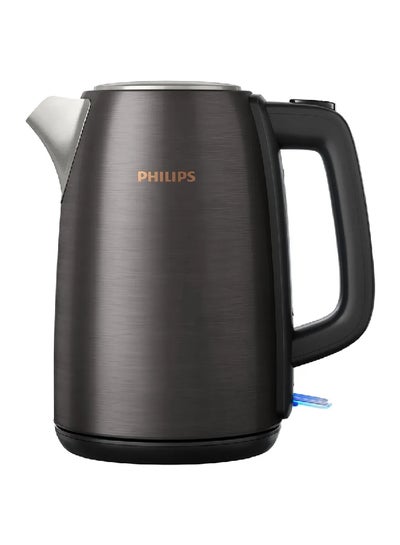 Buy Corded Electric Stainless Steel Kettle 1.7 L 2200 W HD9352/31 Black in Saudi Arabia