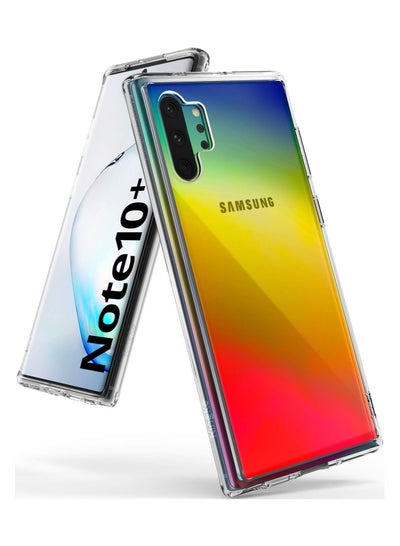 Buy Ringke Fusion Compatible with Galaxy Note 10 Plus Case 5G (2019), Clear Back Soft Shockproof TPU Bumper Phone Cover - Clear Transparent Clear in Egypt