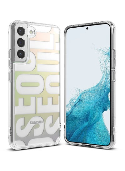 اشتري Fusion Design Compatible With Samsung Galaxy S22 Back Cover Case Hard Graphic Designed Back Soft Flexible Tpu Bumper Scratch Resistant Natural Form - Seoul في مصر