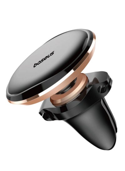 اشتري OS Magnetic Car Mount Phone Holder With Cable Clip Air Vent Version Rose Gold في السعودية