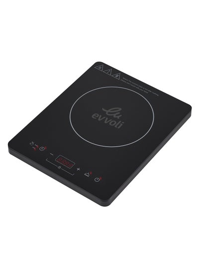 Buy Induction Hob with Smart Touch Panel, Keep Warm Function, with Energy-Efficient Cooking Technology 2000 W EVKA-IH101B Black in UAE