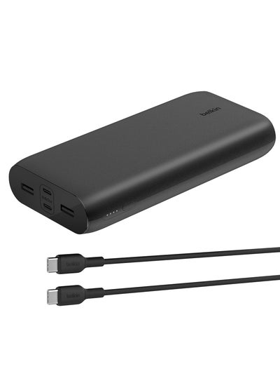 اشتري 26000 mAh Boostcharge 4-Port Power Bank Black في السعودية