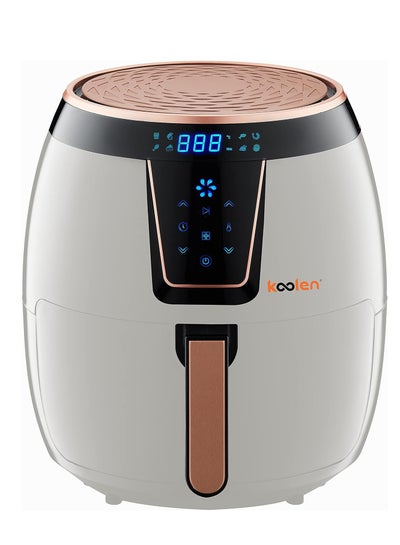 Buy Koolen air fryer, 6.5 liter capacity, white color, 1800 watts, 3D heating 6.5 L 1800 W 816102008 White in Saudi Arabia