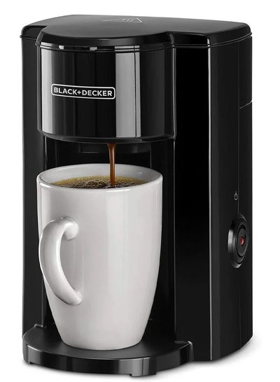 Buy American Coffee Maker with Coffee Mug 125 ml 350 W DCM25N-B5 Black in Egypt