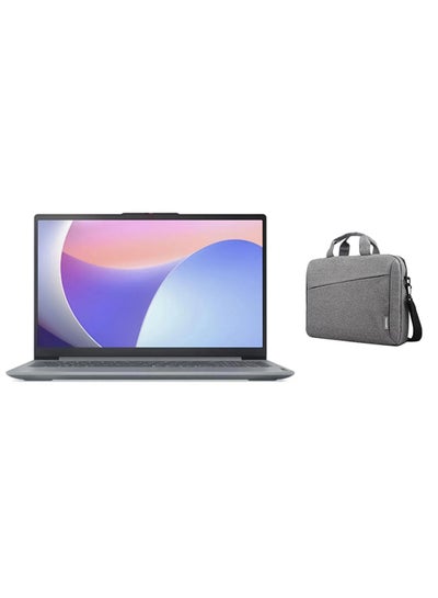 Buy IdeaPad Slim 3 15IRH8 Laptop With 15.6-Inch FHD IPS Display, Core i5-13420H Processor/8GB RAM/512GB SSD/Intel UHD Graphics/Windows 11 With Lenovo Bag + Mouse + Headphone English Arctic Grey in UAE