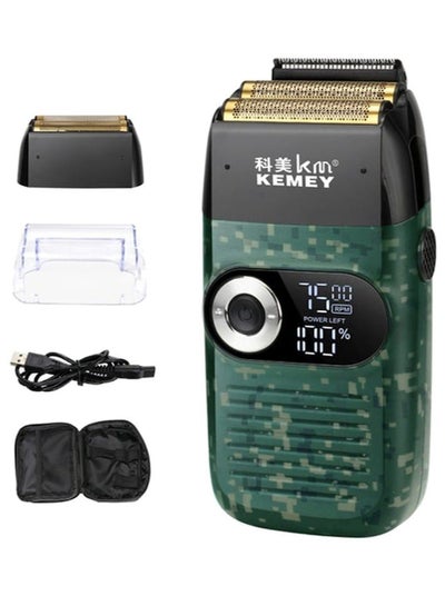 Buy Military Electric Razor pro Electric Razor Electric Razor for Men Beard Trimmer Rechargeable Hair Clipper Dual Purpose with Traveling Bag in Egypt