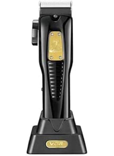 اشتري V-651 Digital Display Professional Cordless Hair Clippers Electric Hair Cutter Machine Wireless Hair Grooming Trimmers Set Dock Stand Dual Motor Taper Lever Li-ion Battery 2500mAh 200 mins Runtime في مصر