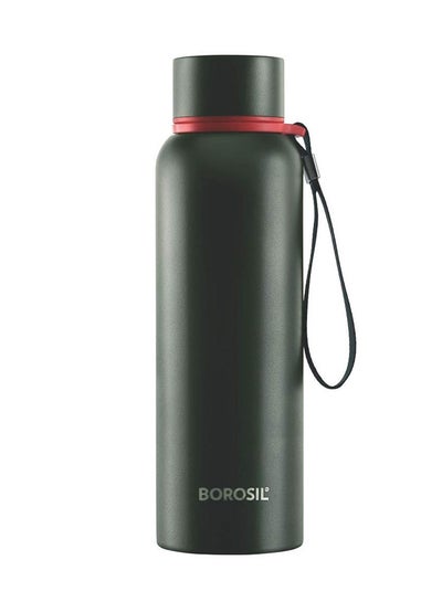 Buy Borosil Vaccum Trek Bottle 700Ml, Bt700Grn103 Green in UAE