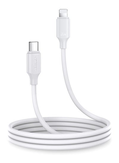 Buy Joyroom USB-C/Lightning Cable 480Mb/s 30W 1m white (S-CL020A9) White in Egypt