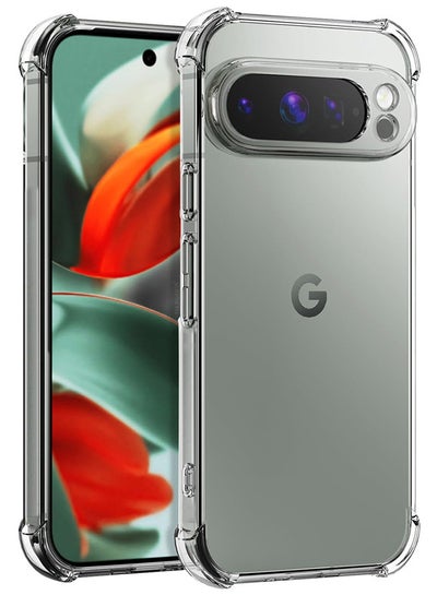 اشتري (لهاتف Google Pixel 9 Pro XL) جراب TPU مقاوم للصدمات من مادة TPU الناعمة وغطاء خلفي صلب من مادة PC مضاد للخدش وحماية من السقوط، جراب Gorilla Slim Fit في الامارات