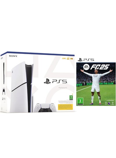 Buy PlayStation 5 Slim Disc Console With EA FC 25 - KSA Version in UAE