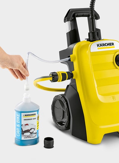 اشتري 230V High Pressure Washer, 130 Bar, 1800W, Water-cooled Motor, Heavy Duty Karcher K4 Compact Yellow & Black في الامارات