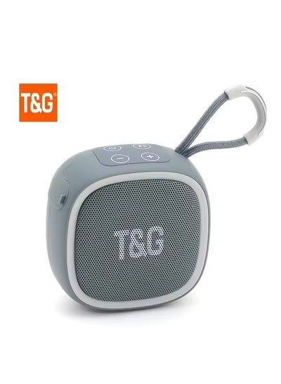 اشتري 659 Mini Wireless Powerful Bluetooth Speaker TWS Bluetooth 5.3 Sound Box HIFI Loudspeaker Support TF Card Radio Grey في السعودية