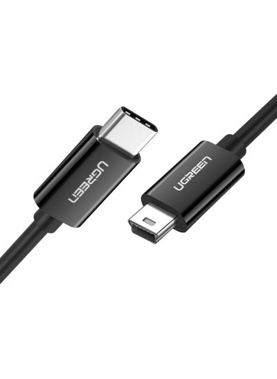 Buy UGREEN 50445 USB C TO MINI USB CABLE – 1M Black in Egypt