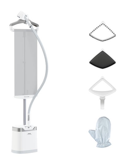 اشتري TEFAL Pro Style Care Garment Steamer | Extra-Powerful Steam Up to 42 g/minute | Perfect Results | 1.3 L 2000 W IT8470M0 White and silver في السعودية