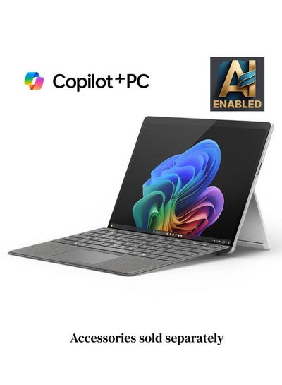 اشتري كمبيوتر محمول Surface Pro 11 Copilot+ بشاشة مقاس 13 بوصة ومعالج Qualcomm Snapdragon X Plus وذاكرة وصول عشوائي 16 جيجابايت ومحرك أقراص SSD سعة 512 جيجابايت وبطاقة رسومات Qualcomm Adreno وWindows 11 في الامارات