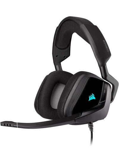 اشتري Corsair Void Elite Wired Over Ear Headphones with Mic (Carbon) في الامارات