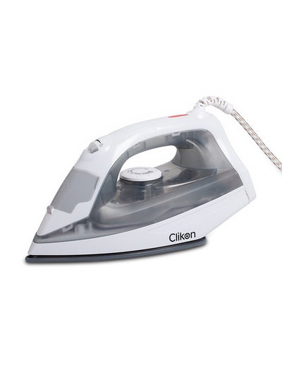 اشتري Steam Iron With Ceramic Coating 130 ml 1600 W CK4130 White/Grey في السعودية