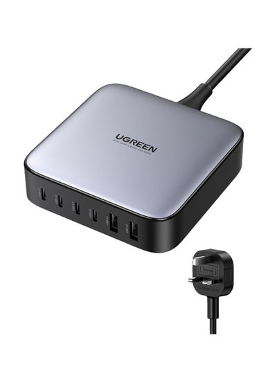 Buy GaN 200W Desktop Charger 6-Port - Space Grey in Saudi Arabia