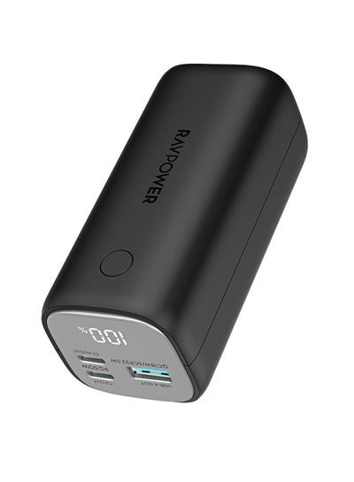 اشتري 14000 mAh RAPB208 Mini PD30W Power Bank 2C1A Grey في السعودية