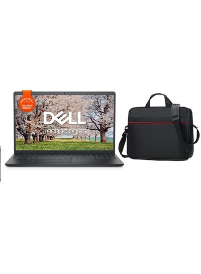 اشتري 2024 Inspiron 3530 Think & Light Laptop With 15.6-Inch Display Touch Screen, Core i5 Processor/16GB RAM/1 TB SSD/Intel Iris XE Graphics/Windows 11 + Bag English/Arabic Black في الامارات