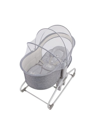 Buy 4-in-1 Multifunctional Bassinet with Auto Swing and Mosquito Net - Model 3087 in Egypt