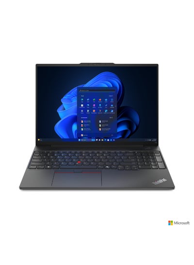 Buy ThinkPad E16 Laptop With 16-Inch (1920x1200) Display, Core Ultra 5-125U Processor/8GB RAM/512GB SSD/Intel Iris XE Graphics/DOS (Without Windows)/ English/Arabic Black in Saudi Arabia