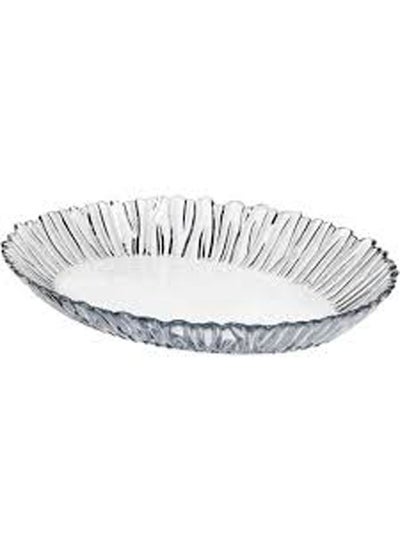 Buy Aurora Tempered Serving Plate Clear in Egypt