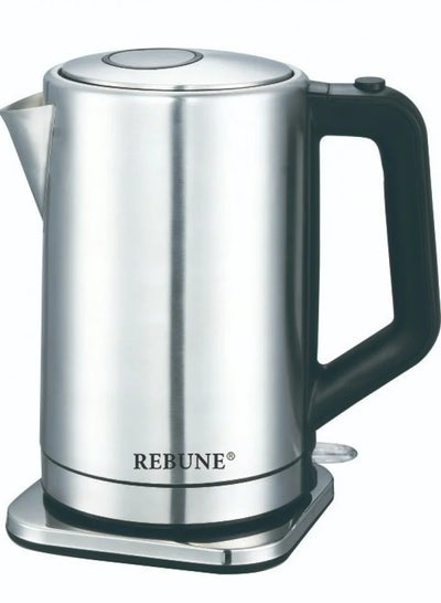 Buy Electric Kettle Steel 3 L 2200 W RE-1-086 Silver in Saudi Arabia