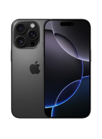 اشتري iPhone 16 Pro 128GB Black Titanium 5G With FaceTime - USA Version (e-SIM only) في الامارات