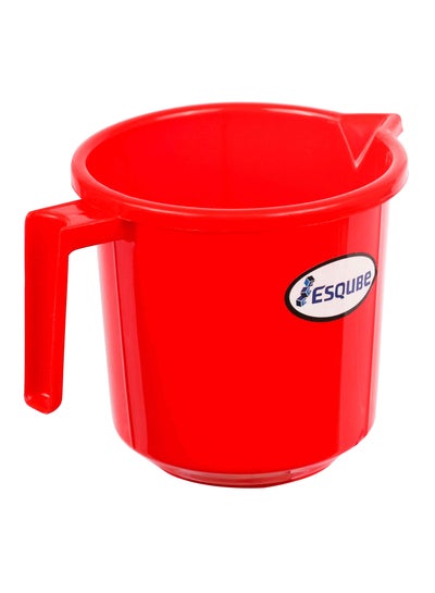 اشتري Oasis Plastic Mug With Handle 1000ML Red 12cm في الامارات