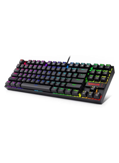 Buy 87-Key K552 Kumara RGB Mechanical Keyboard | Red Switches | Compact Design | Adjustable Backlighting in UAE