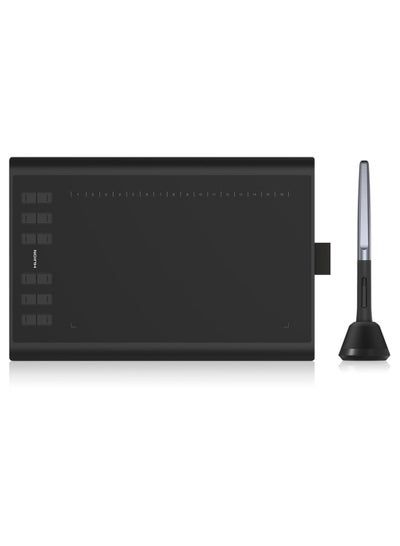 Buy Inspiroy H1060P Graphics Drawing Tablet | 12 Customizable Hot Keys, 8192 Pressure Sensitivity, Battery-Free Stylus | 10x6.25" Work Area Black in UAE