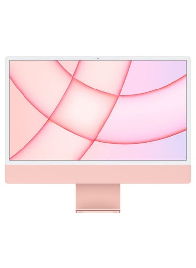 Buy iMac AIO With 24-Inch Display, M1 Chip 8-core GPU Processor/8GB RAM/256GB SSD/macOS Big Sur English Pink in Saudi Arabia