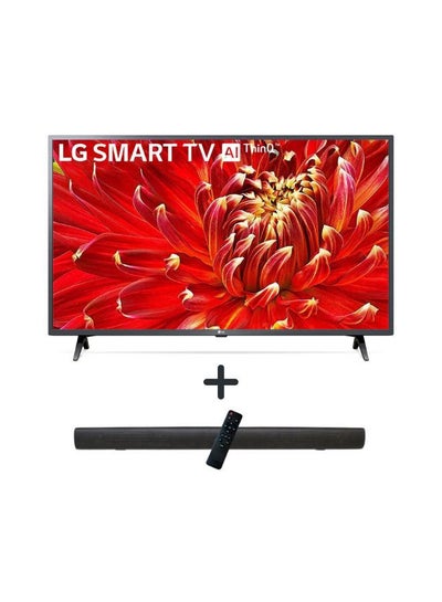 Buy 43 inch FHD Smart TV with Active HDR, Quad Core Processor, with 2.0 Channel 600 Watts Soundbar, Bluetooth, USB, FM Radio 43LM6370P+TH-N322B Black in UAE