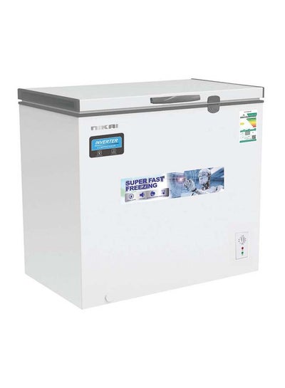 Buy Nikai 10.3 Cubic Feet, Chest Freezer with Inverter Compressor, Castor Wheels, Fast Freezing 291 L, 10.3 Cu.Ft, 291 L 230 W NCF400N24W White in Saudi Arabia