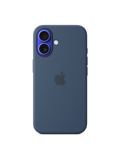 Buy iPhone16 Silicone Case With MagSafe - Denim in UAE