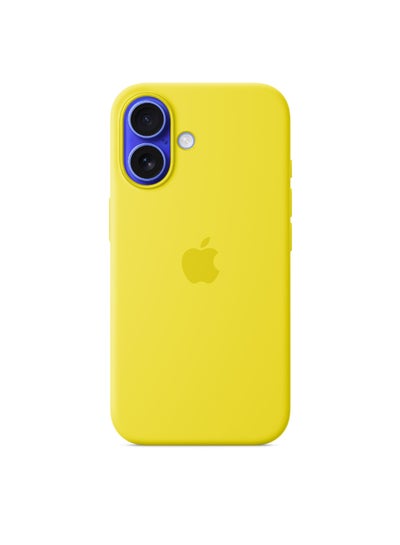 Buy iPhone16 Silicone Case With MagSafe - Star Fruit in UAE