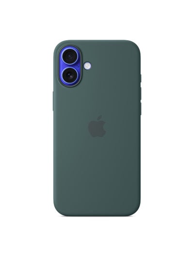 Buy iPhone 16 Plus Silicone Case With MagSafe - Lake Green in UAE