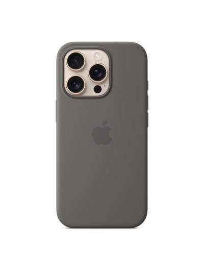 Buy iPhone16 Pro Silicone Case With MagSafe - Stone Gray in Saudi Arabia