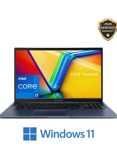 اشتري لاب توب ASUS Vivobook 15 X1502ZA-BQ007W Intel Ci7 12700H 8GB RAM 512GB SSD 15.6” FHD Intel UHD Graphics Win11 Quiet Blue – 90NB0VX1-M036B0 في الامارات