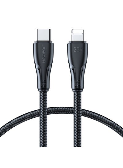 اشتري Cable Surpass Series USB-C/Lightning 30W 1.2m Black في مصر