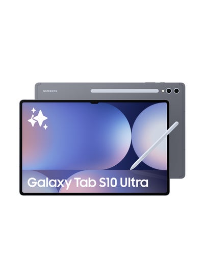 اشتري جهاز Galaxy Tab S10 Ultra Moonstone باللون الرمادي، وذاكرة الوصول العشوائي (RAM) سعة 12 جيجابايت، وسعة التخزين 256 جيجابايت، ويدعم تقنية 5G - إصدار الشرق الأوسط في الامارات