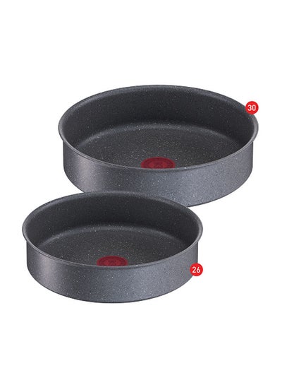 Buy Cook Natural Round Oven Dish Set Grey 30cm in Egypt